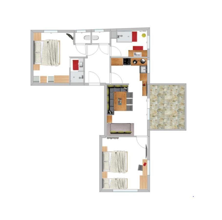 Apartments Salzburgerhof 萨尔巴赫 外观 照片
