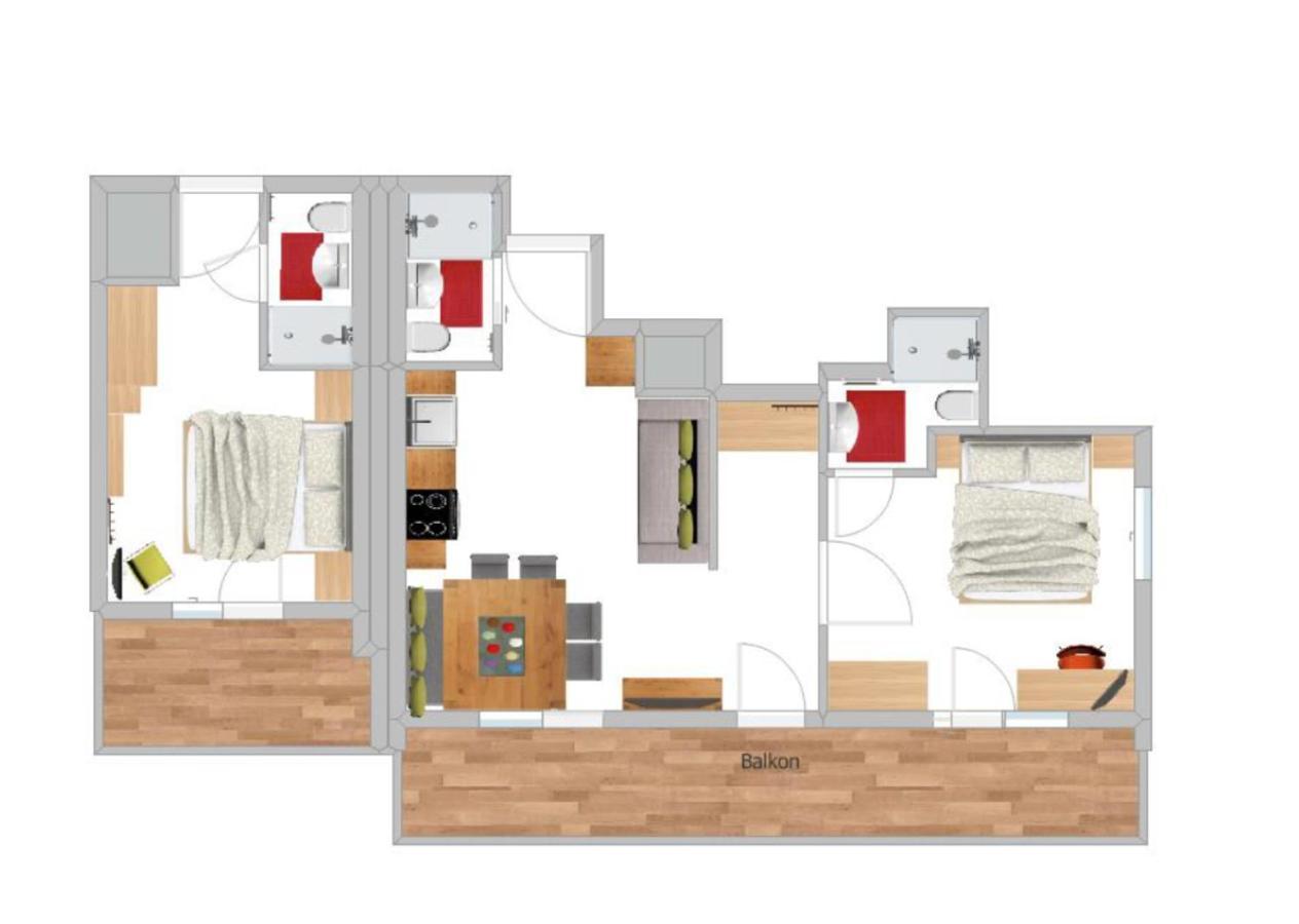 Apartments Salzburgerhof 萨尔巴赫 外观 照片